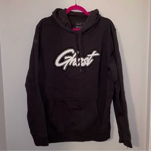 EUC Ghost Lifestyle black logo hoodie